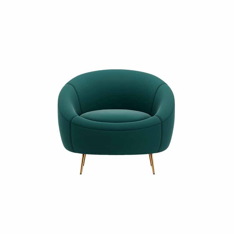 Solid Color Sloped Arms Sofa Tight Back Stain Resistant No Distressing Sofa