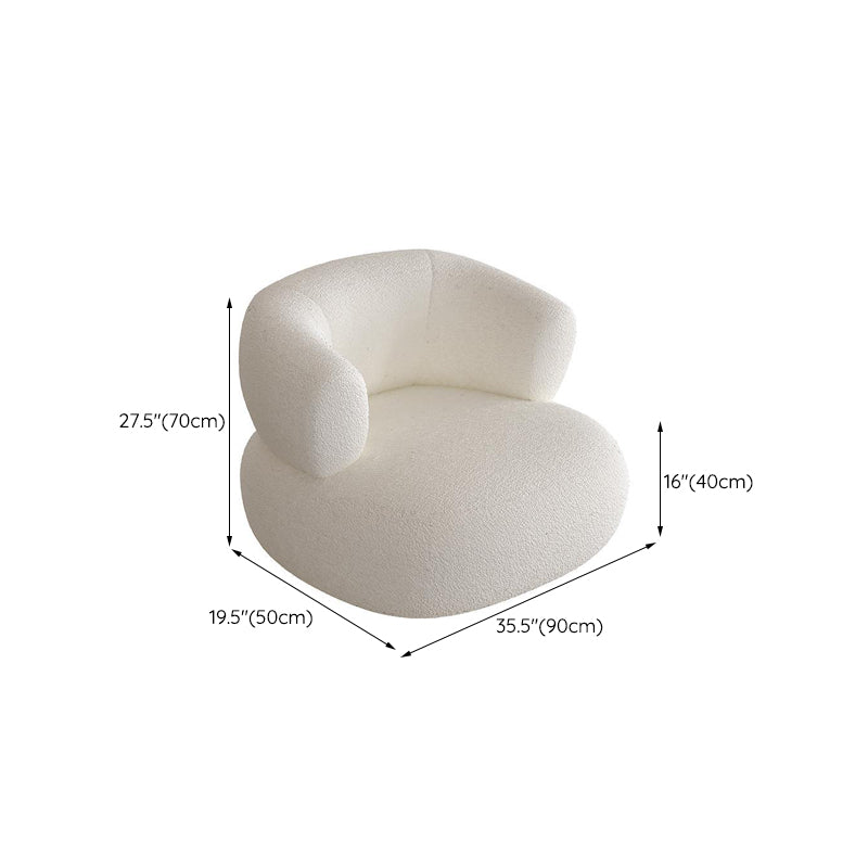 Tight Back Curved Loveseat Stain Resistant No Distressing Sofa