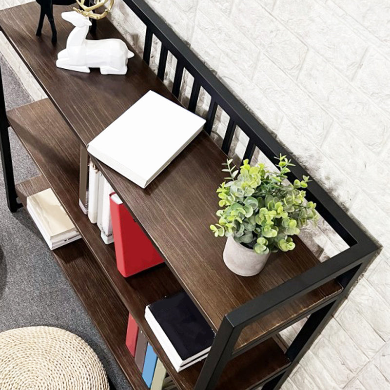 Mid-Century Modern Wood End Table Rectangle Console Sofa Table for Hall