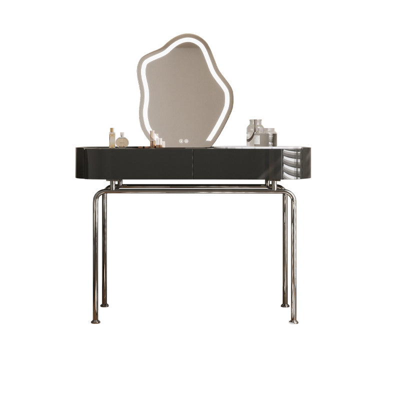 Wooden Make-up Vanity Black Makeup Vanity Desk Table with Drawer