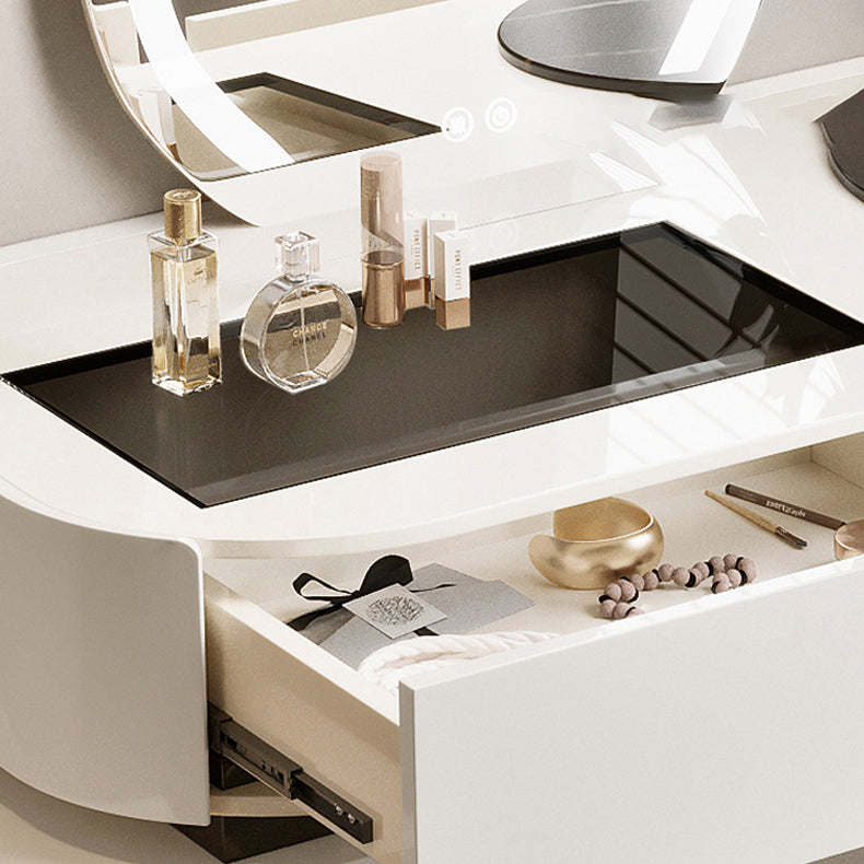 Wooden Make-up Vanity White Makeup Vanity Desk Table with Drawer