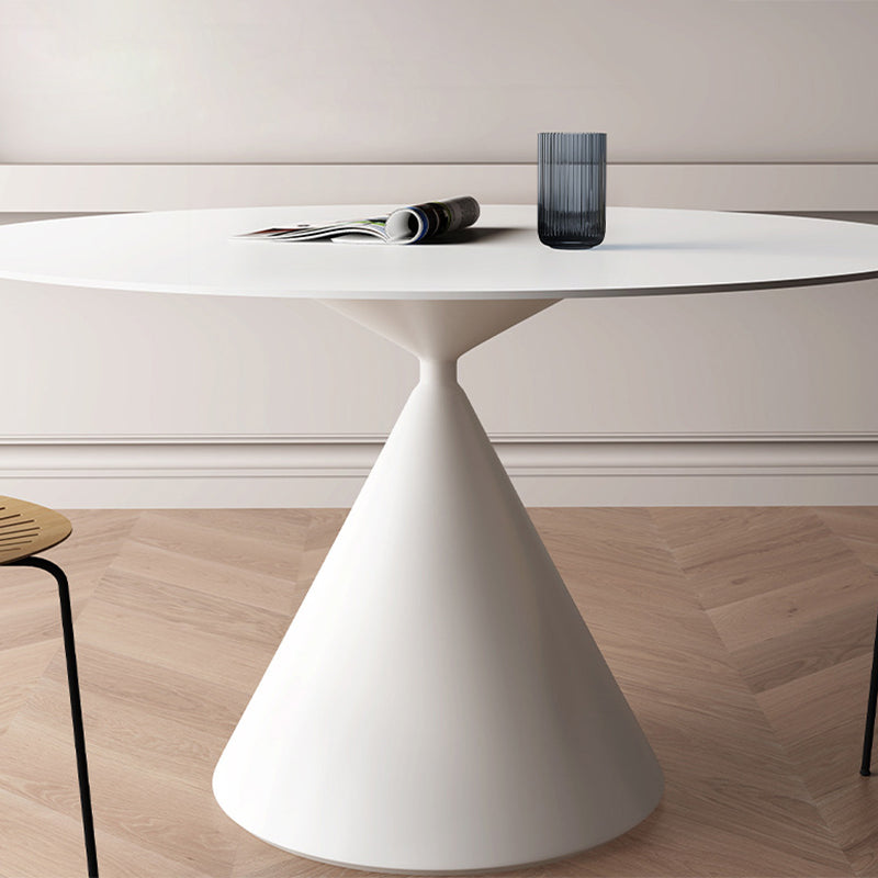 Modern Pedestal Dining Table Stone Table for Kitchen Dining Room