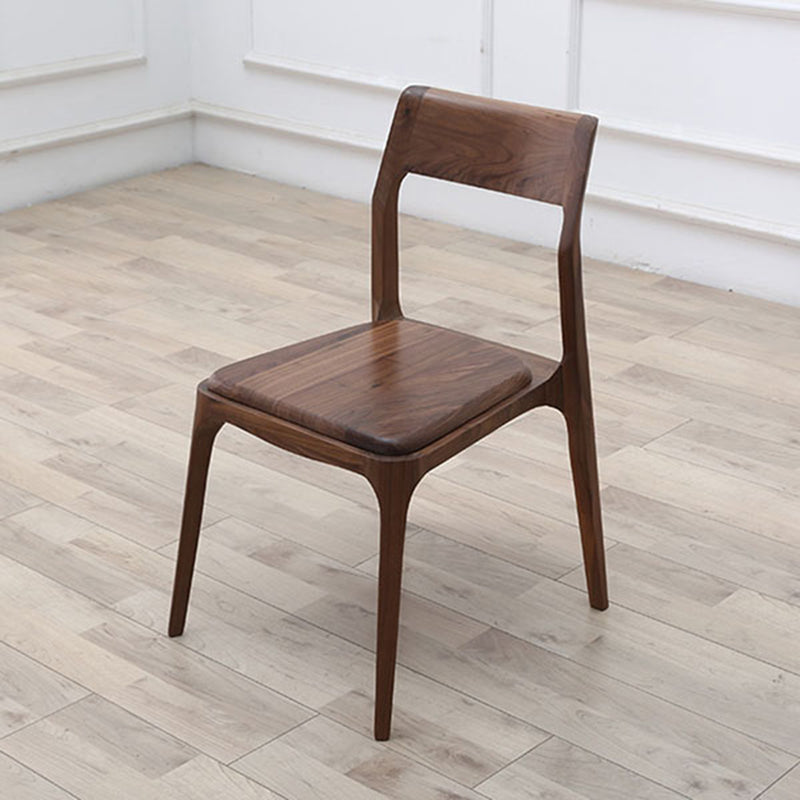 Contemporary 1/2/5/6 Pieces Furniture Round Solid Wood Dining Set in Brown