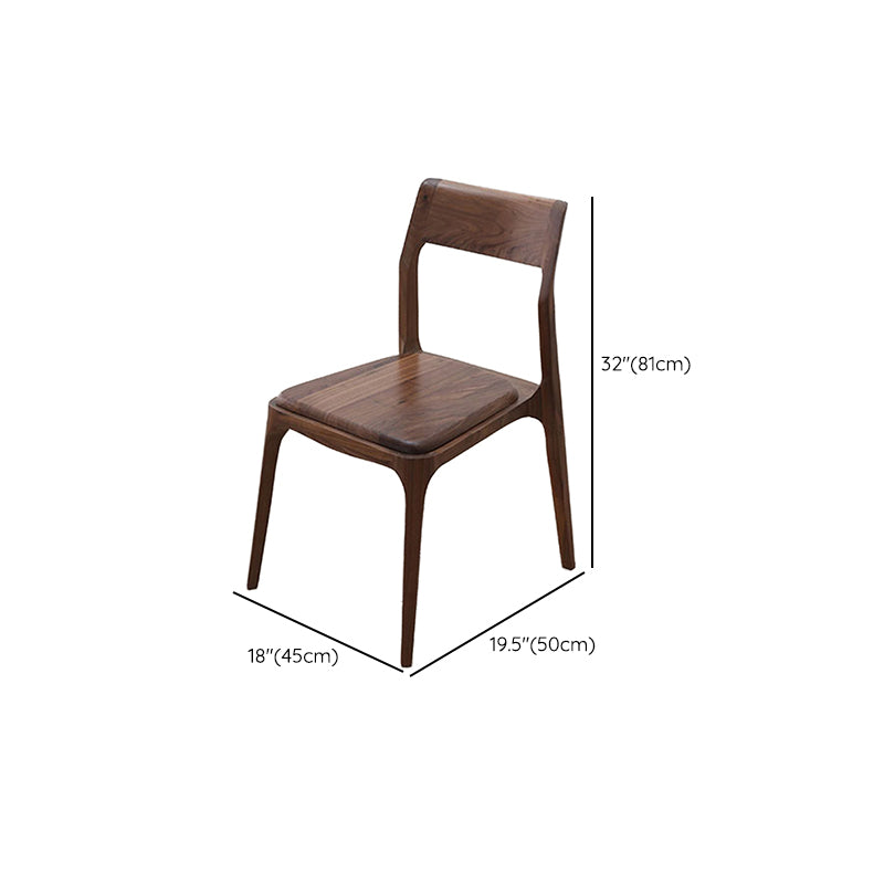 Contemporary 1/2/5/6 Pieces Furniture Round Solid Wood Dining Set in Brown