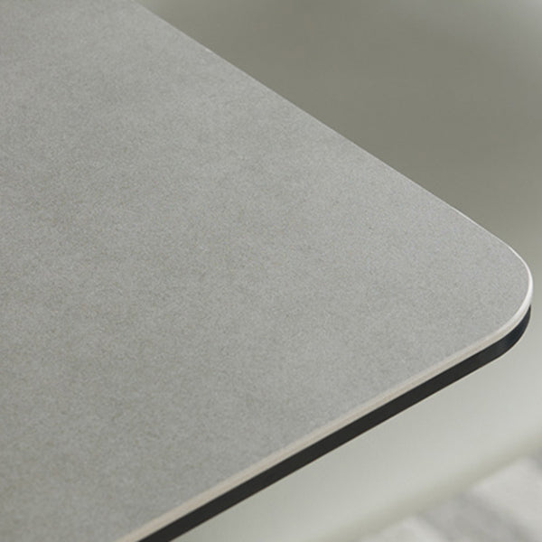 Contemporary Style 1/2/5 Pieces Dining Chairs Set Rectangle Stone Furniture in Gray