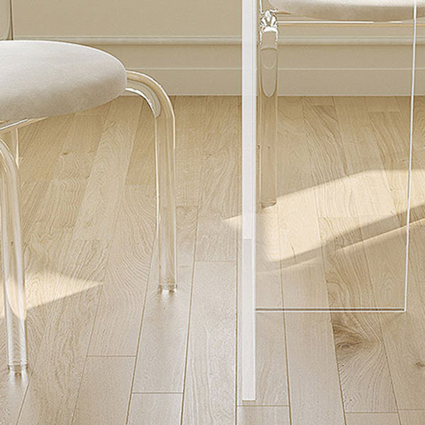 Glam Acrylic Dinette Set for Home 1/3/7 Pieces White Dining Table Set