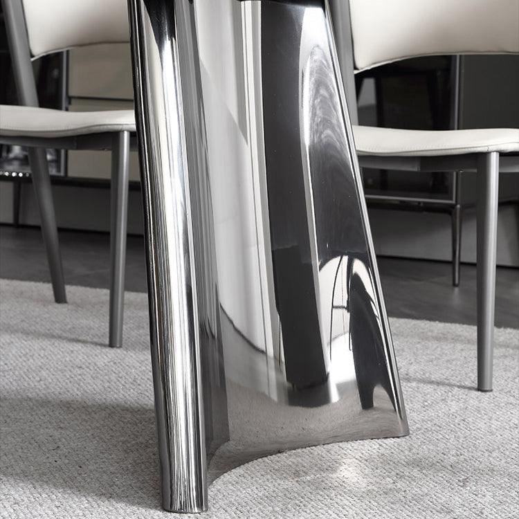 Stone Top Dining Table Set 1/4/5/7 Pieces Dinette Set for Dining Room