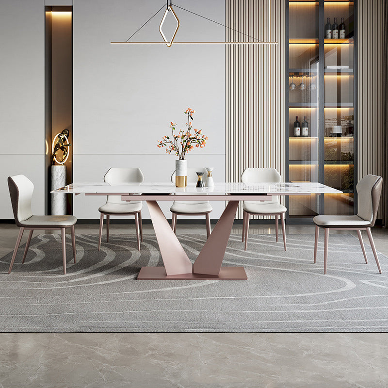 Contemporary 1/4/6/7/9 Pieces Dining Chairs Set Stone Rectangle Furniture