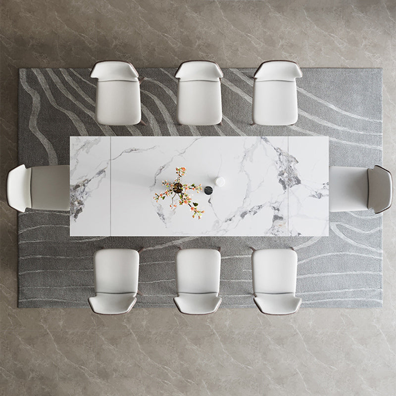 Contemporary 1/4/6/7/9 Pieces Dining Chairs Set Stone Rectangle Furniture