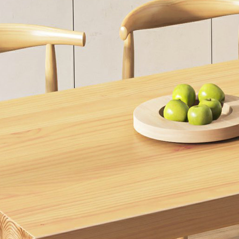 Modern Solid Wood Furniture 1/2/4/5/7 Pcs Standard Height Dining Room Table Set