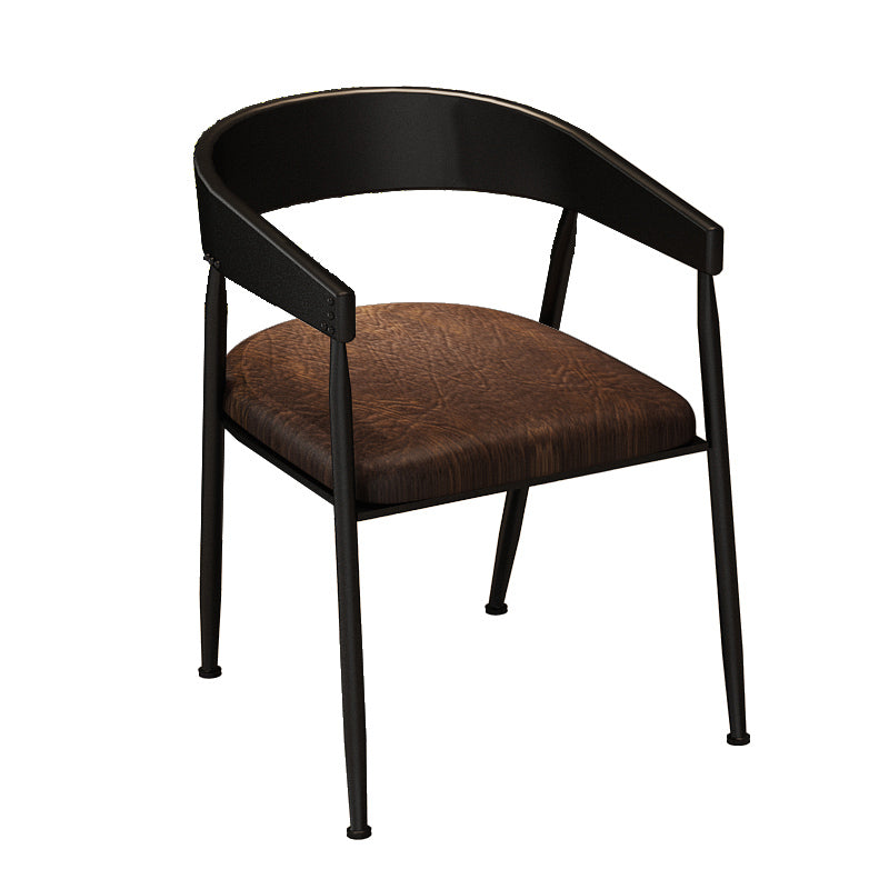 Fixed Industrial Dining Set 1/3/5 Pcs Brown Solid Wood Furniture for Home