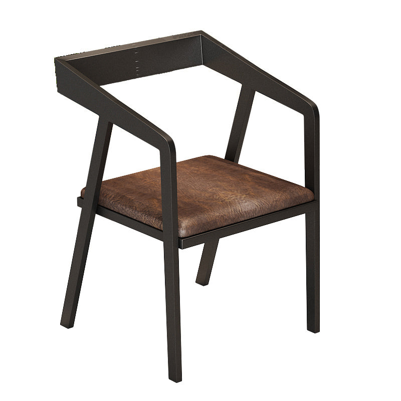 Fixed Industrial Dining Set 1/3/5 Pcs Brown Solid Wood Furniture for Home