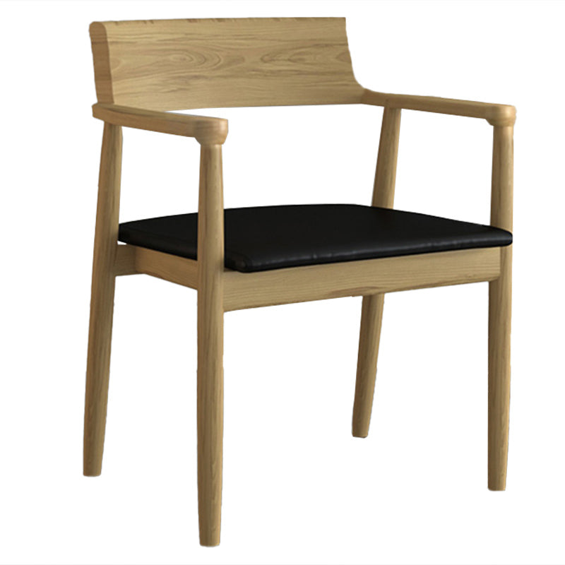 Natural Finish Pine Wood Dining Set 1/2/5 Pcs Modern Dinette Set