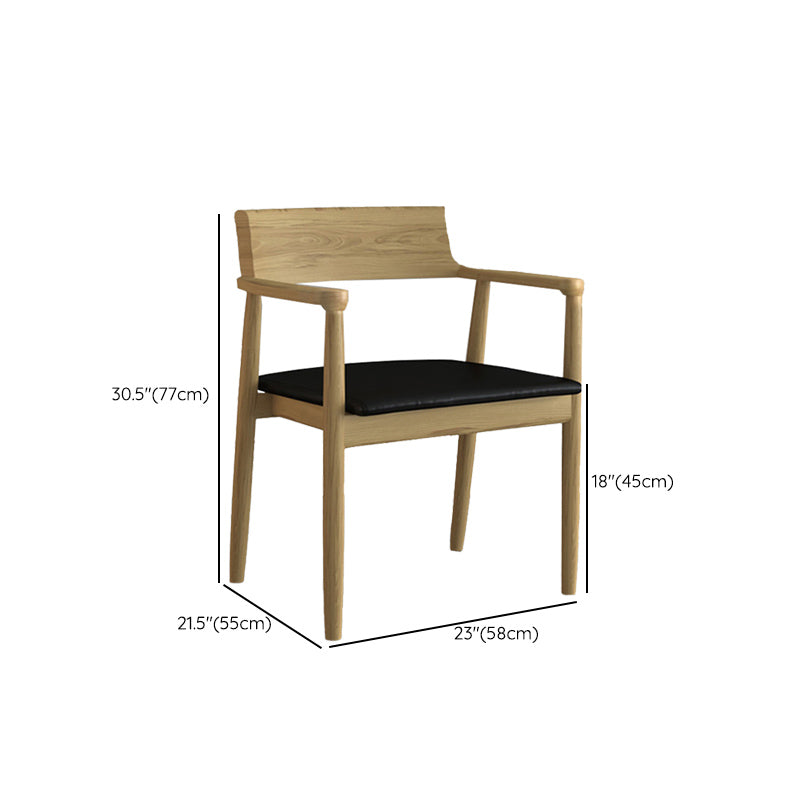 Natural Finish Pine Wood Dining Set 1/2/5 Pcs Modern Dinette Set