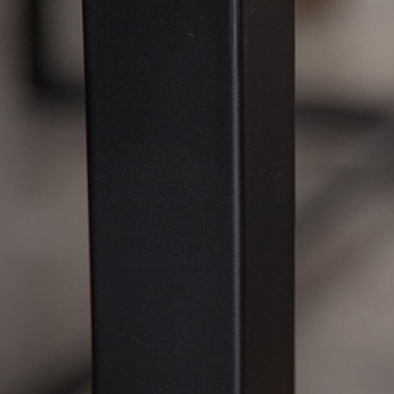 Industrial Natural Finish Dining Table Set 1/2/5 Pcs Solid Wood Dinette Set for Home