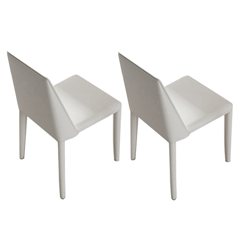 Contemporary 1/2/5/7 Pieces Dining Chairs Set Stone Rectangle Furniture in White