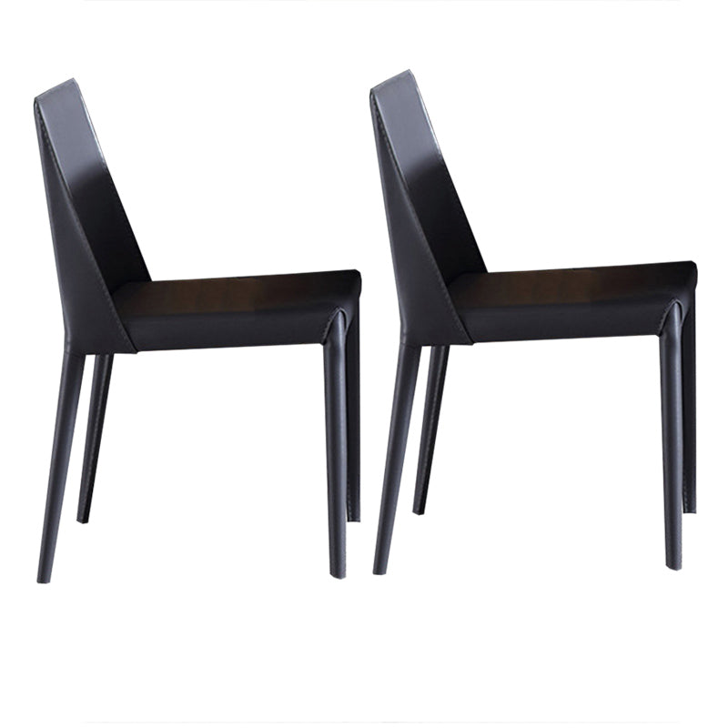 Contemporary Style 1/2/5/7 Pieces Dining Chairs Set Stone Rectangle Furniture in Gray