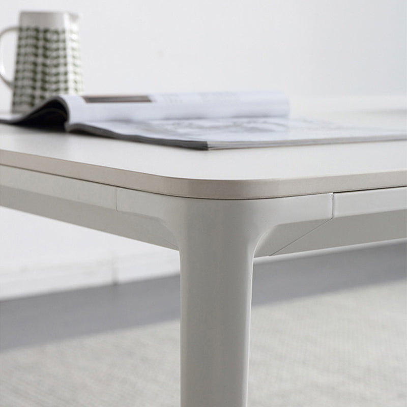 Contemporary Style 1/2/5/7 Pieces Dining Chairs Set Stone Rectangle Furniture in Gray