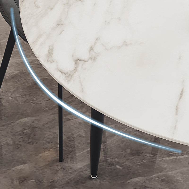 Contemporary Stone Dining Table Kitchen Dinner Table with 4-foot