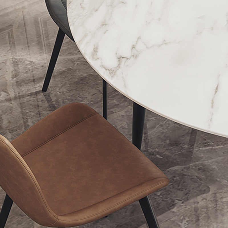 Contemporary Stone Dining Table Kitchen Dinner Table with 4-foot