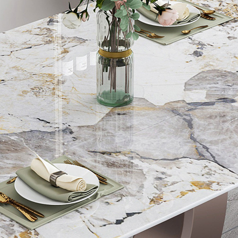 Dining Room Dinner Table Contemporary Dining Table with Pedestal Base
