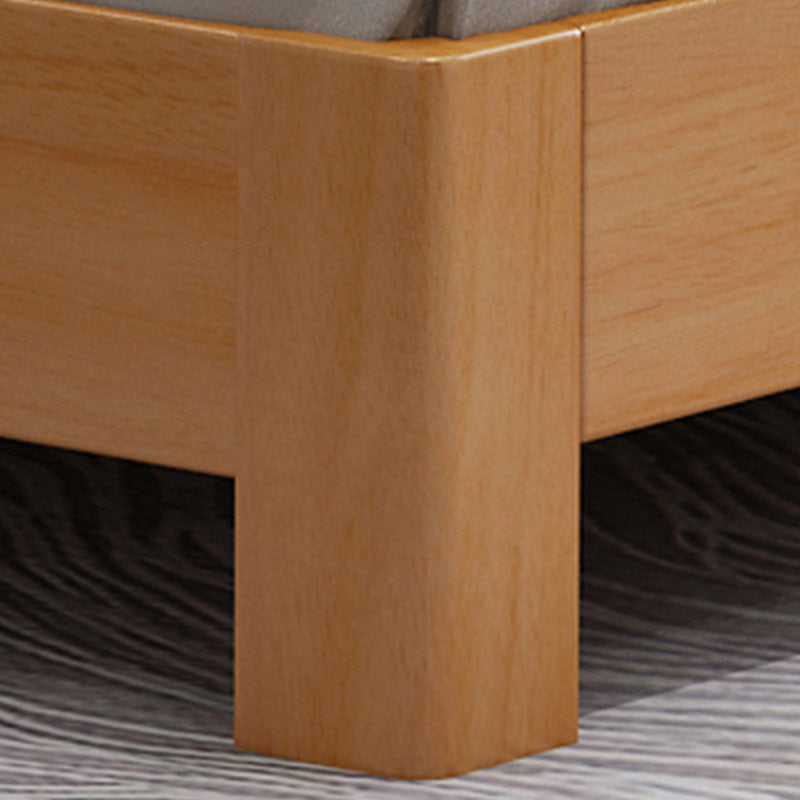 Modern Bed Frame Mattress Included Bed with Custom Four Legs