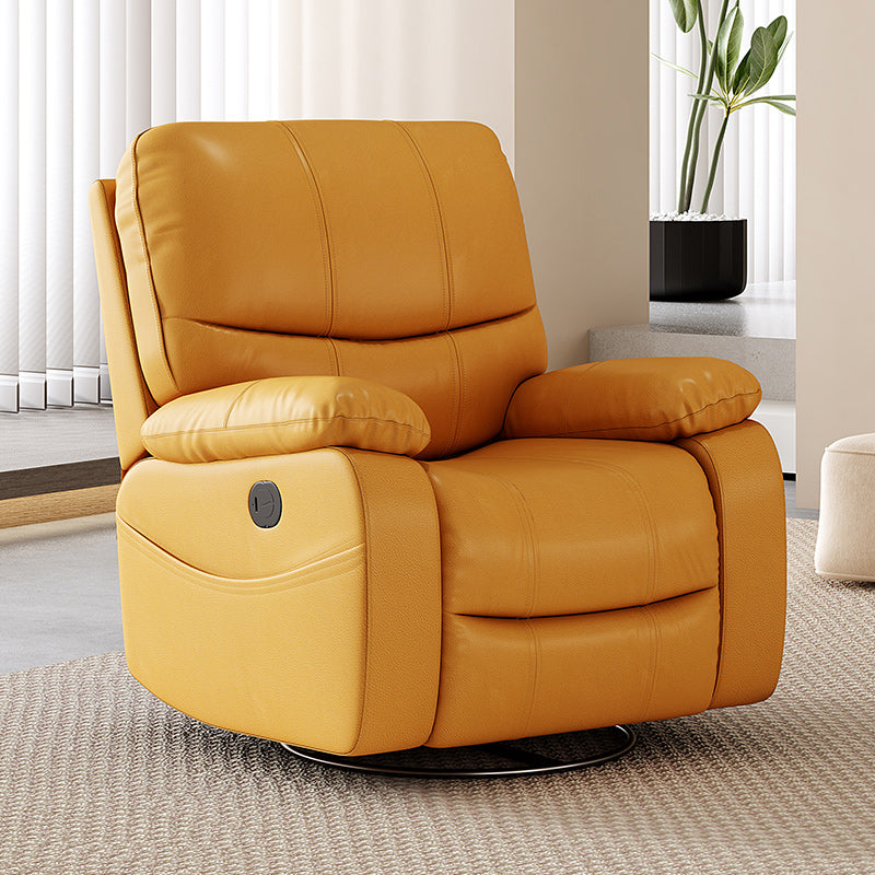 Contemporary Rocking Standard Recliner 35.4" Wide Solid Color Recliner Chair