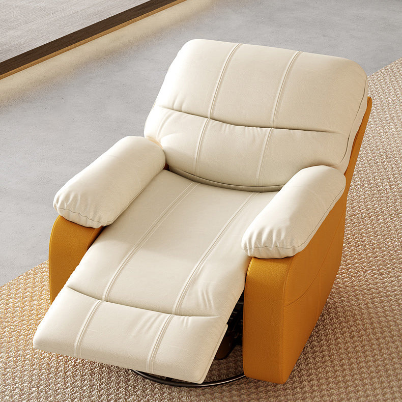 Contemporary Rocking Standard Recliner 35.4" Wide Solid Color Recliner Chair