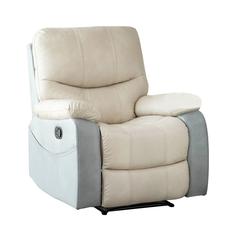 Contemporary Rocking Standard Recliner 35.4" Wide Solid Color Recliner Chair
