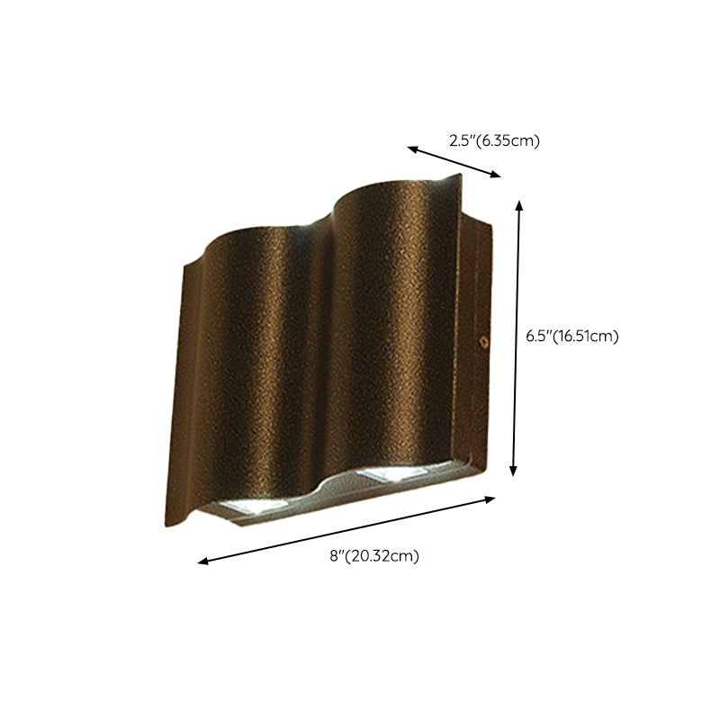 Metal Geometric Wall Mount Lamp Simple 1 Light Wall Mounted Light Fixtures