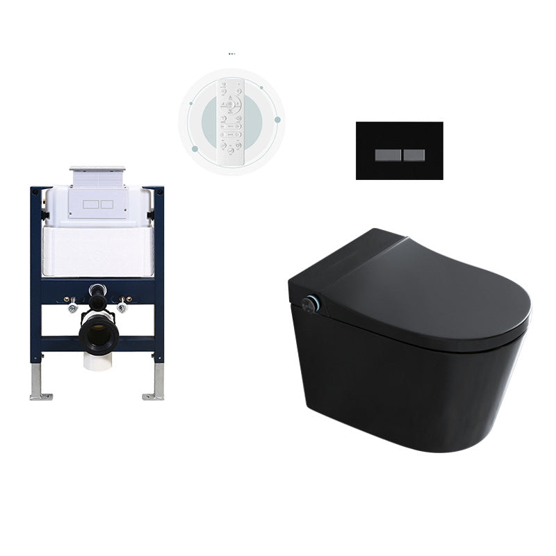 Modern Siphon Jet Flush Toilet One-Piece Wall Mount Toilet for Bathroom