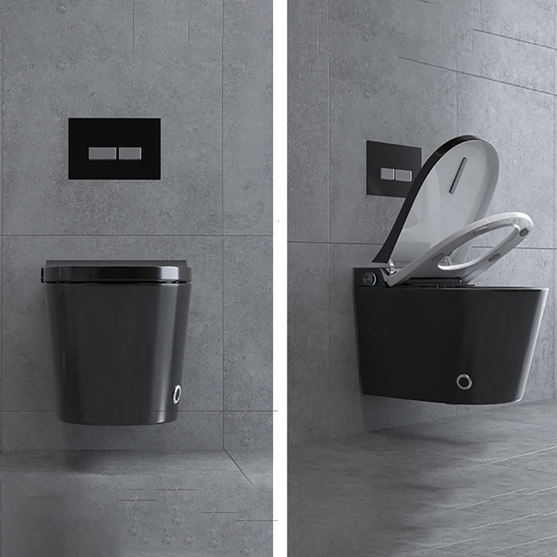 Modern Siphon Jet Flush Toilet One-Piece Wall Mount Toilet for Bathroom