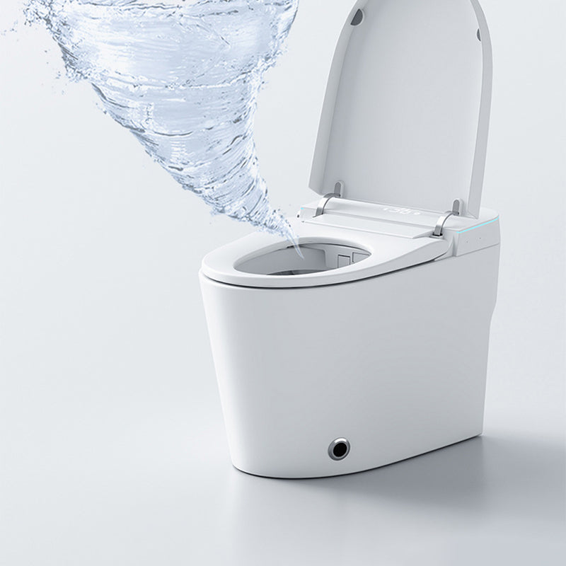 Polished Finish ABS Toilet Siphon Jet Contemporary Toilet Bowl with Heated Seat