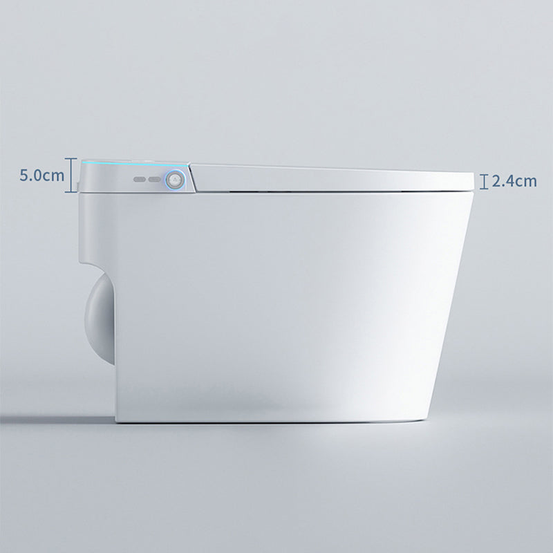 Polished Finish ABS Toilet Siphon Jet Contemporary Toilet Bowl with Heated Seat