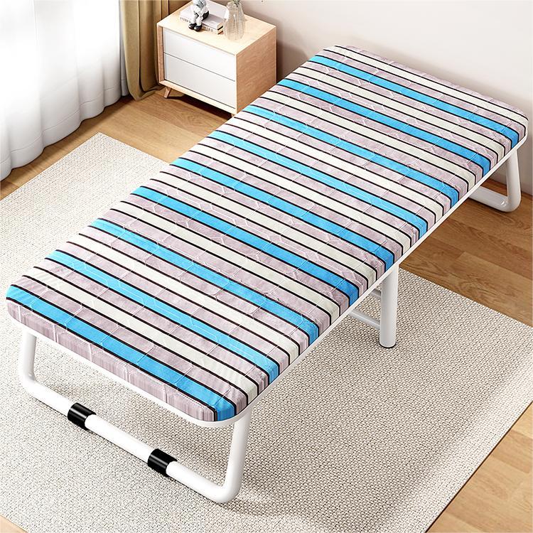 Contemporary Metal Frame Standard Bed, Foldable Bed for Bedroom