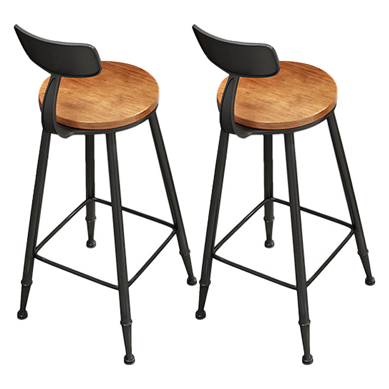 Industrial Style Wood 1/2 Pieces Bar Table Set Rectangle Bar Table for Home