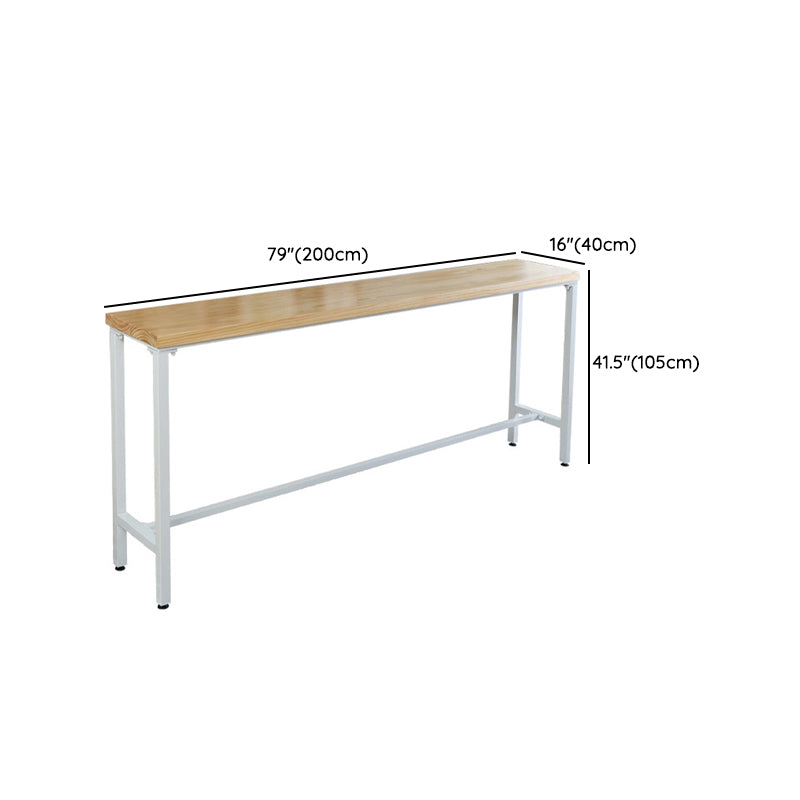 Contemporary Rectangle Bar Set 1/4/5/9 Pieces Solid Wood Bar Set for Dining Room