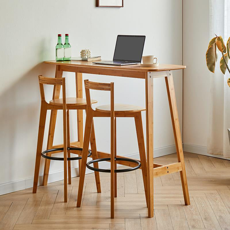 Contemporary Style Rectangle Bar Set 1/2/3 Pieces Pub Dining Set for Dining Room