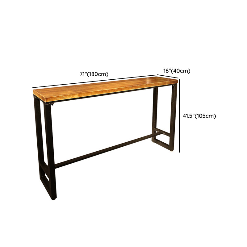 Industrial Style Bar Set 1/2/3/4/7 Pieces Solid Wood Pub Dining Set for Indoor