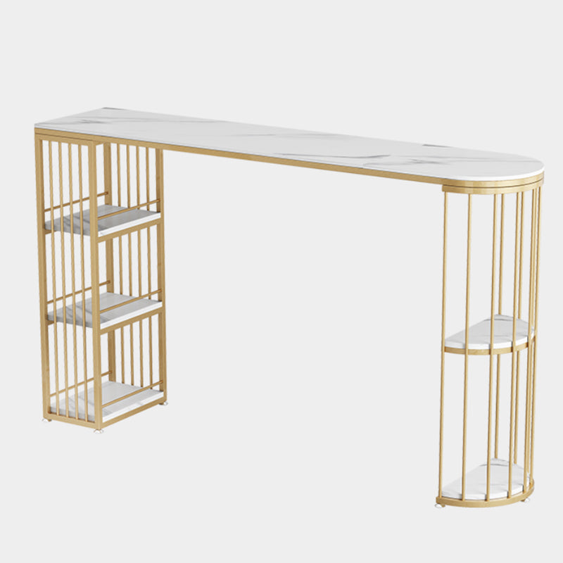 Industrial 1/2/3 Pieces Bar Table Set Stone Counter Table with High Stools