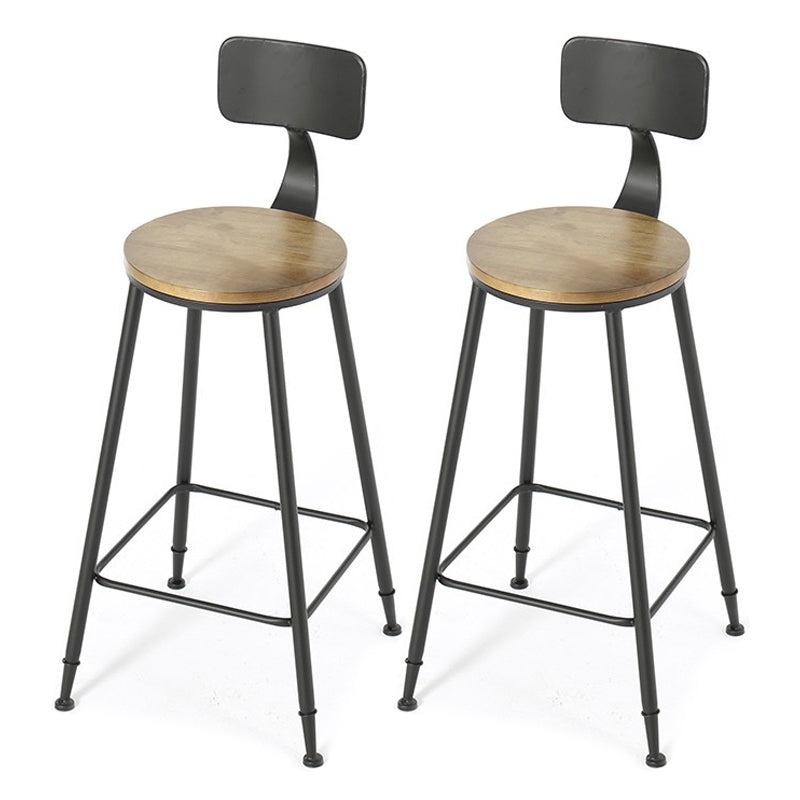 Industrial Wooden 1/2/5 Pieces Bar Table Set Rectangle Bar Table with Metal Legs