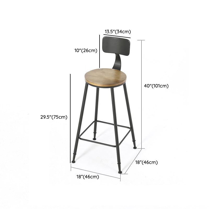 Industrial Wooden 1/2/5 Pieces Bar Table Set Rectangle Bar Table with Metal Legs