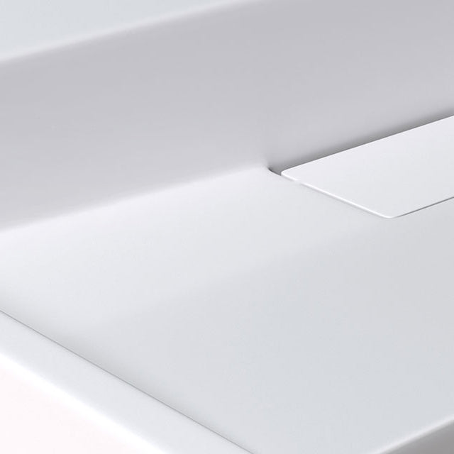 Modern Vessel Bathroom Sink Rectangular Single Faucet Hole Wash Stand(not Included Faucet)