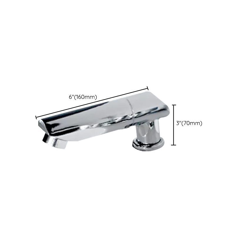Deck Mounted Copper Roman Tub Faucet Low Arc Roman Tub Filler Trim