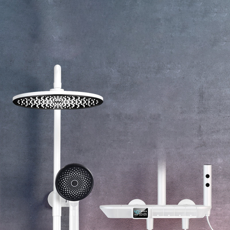 Ellipse Shower Set Intelligent Digital Display Thermostatic Shower Diamond Button