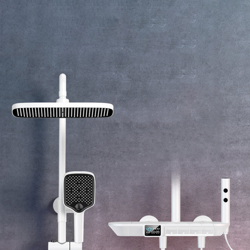 Ellipse Shower Set Intelligent Digital Display Thermostatic Shower Diamond Button