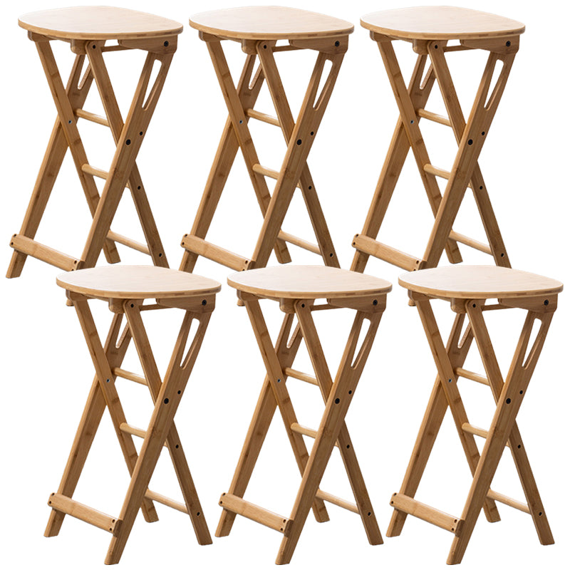 Folding Barstools Contemporary Armless Bar Stools with Swivel