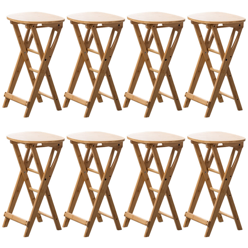 Folding Barstools Contemporary Armless Bar Stools with Swivel