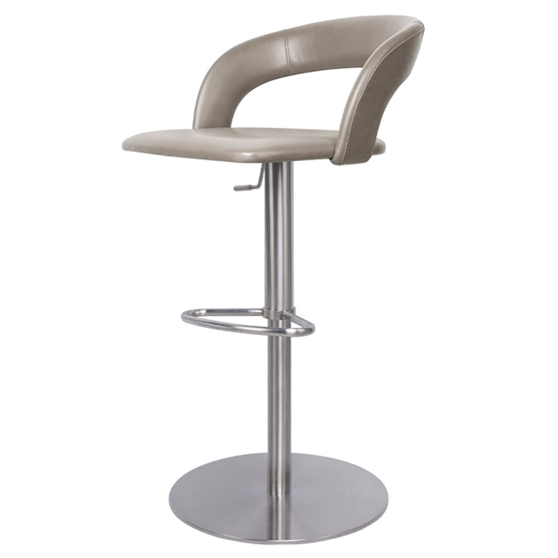 Adjustable Counter Height Stools Modern Faux Leather Bar Stools