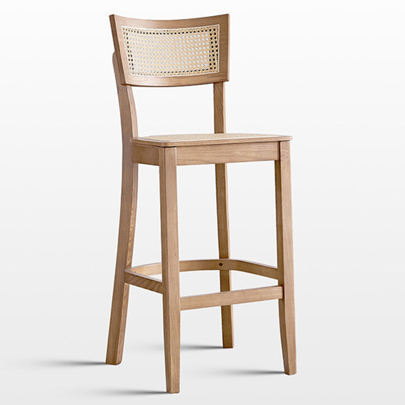 Solid Wood Bar and Counter Stool Armless Counter Height Stools